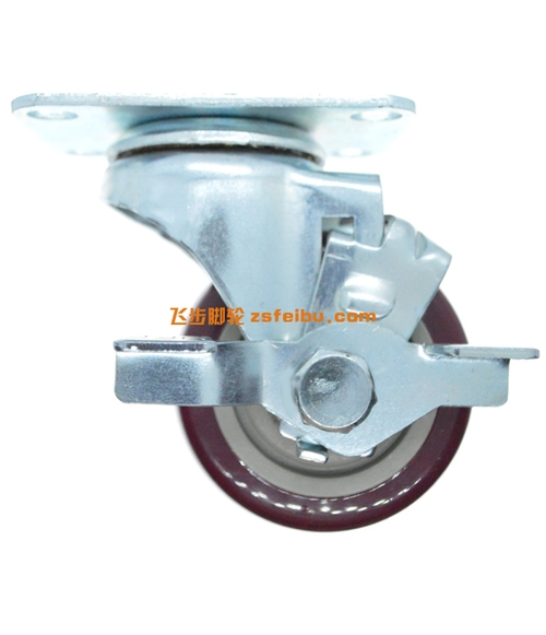 4只定向轮菱形布局的安装方法